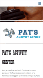 Mobile Screenshot of patsactivitycenter.be